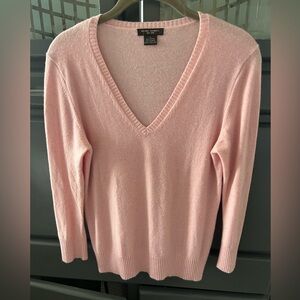 Henri Bendel Women’s Pink Cashmere Sweater Size L